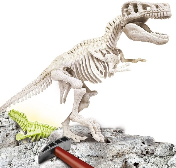 Arqueojugando T-Rex fluorescente ( Clementoni 55032 ) imagen a