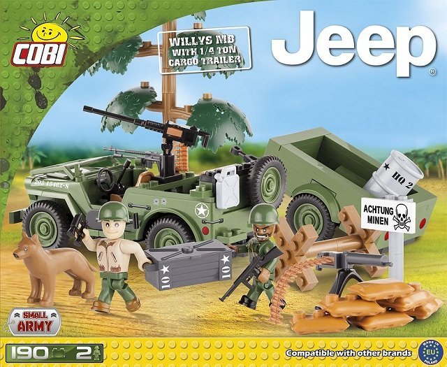 Jeep Willys MB with 1-4 Ton Cargo Trailer ( Cobi 24192 ) imagen a