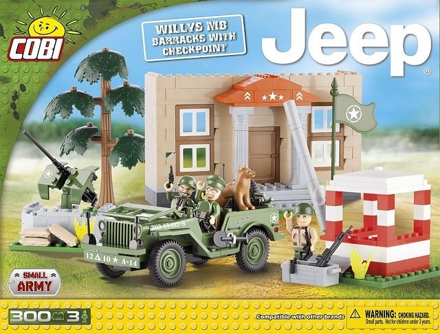 Jeep Willys MB Barracks with Checkpoint ( Cobi 24302 ) imagen b