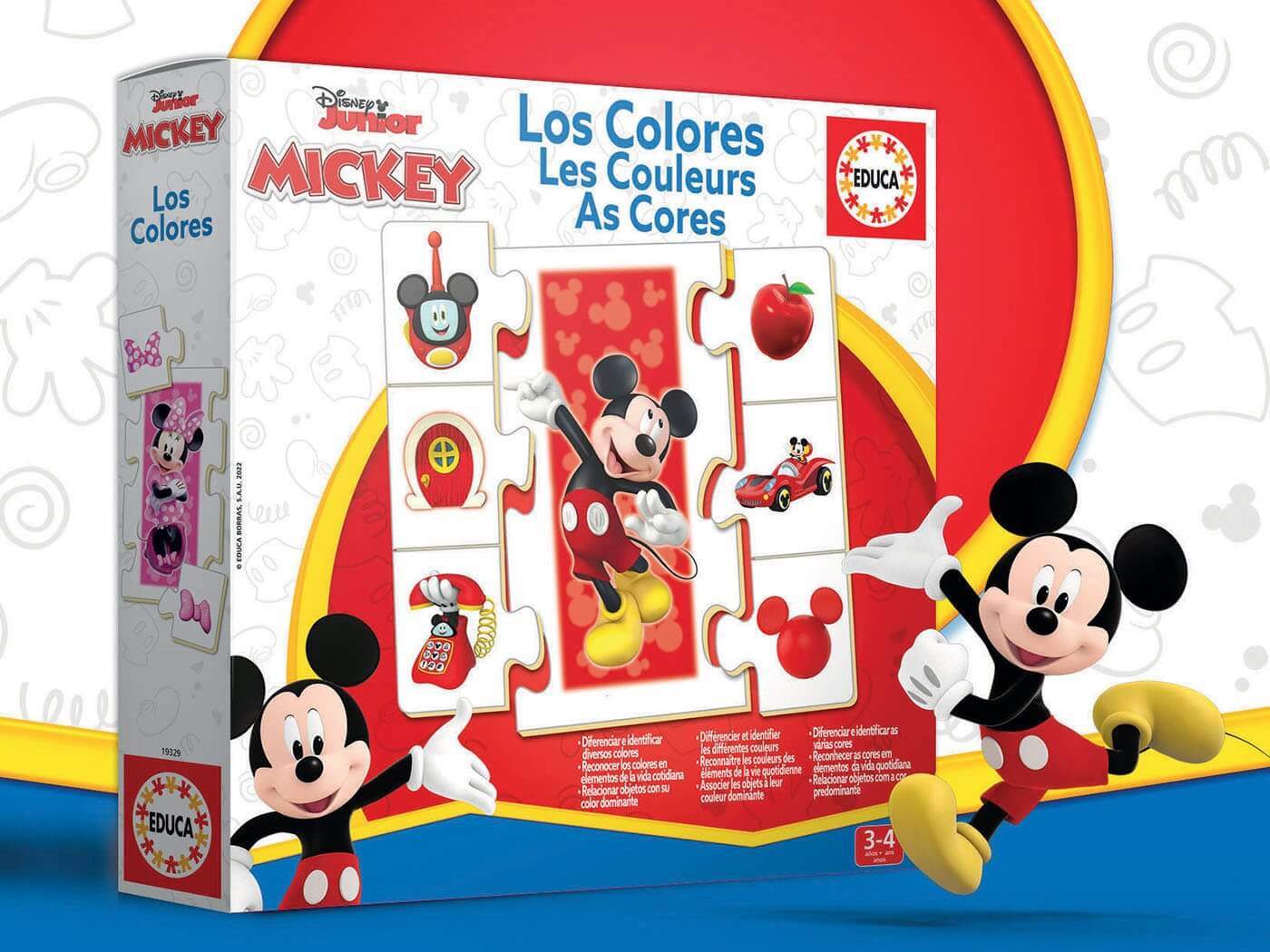 Aprende Los Colores con Mickey y Amigos ( Educa 19329 ) imagen a