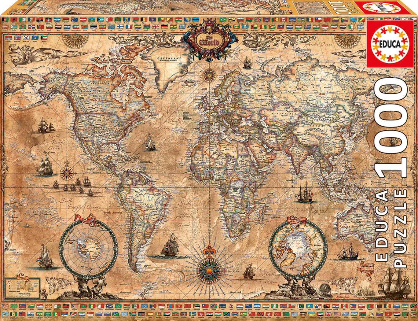 1000 Mapa Mundi