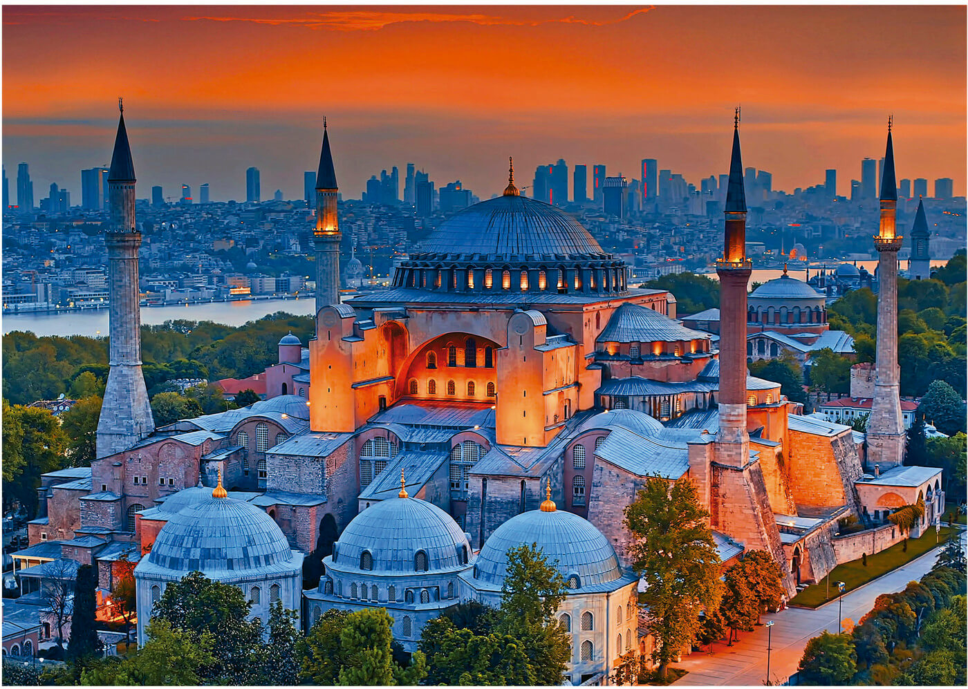 1000 Mezquita Azul Estambul ( Educa 19612 ) imagen a