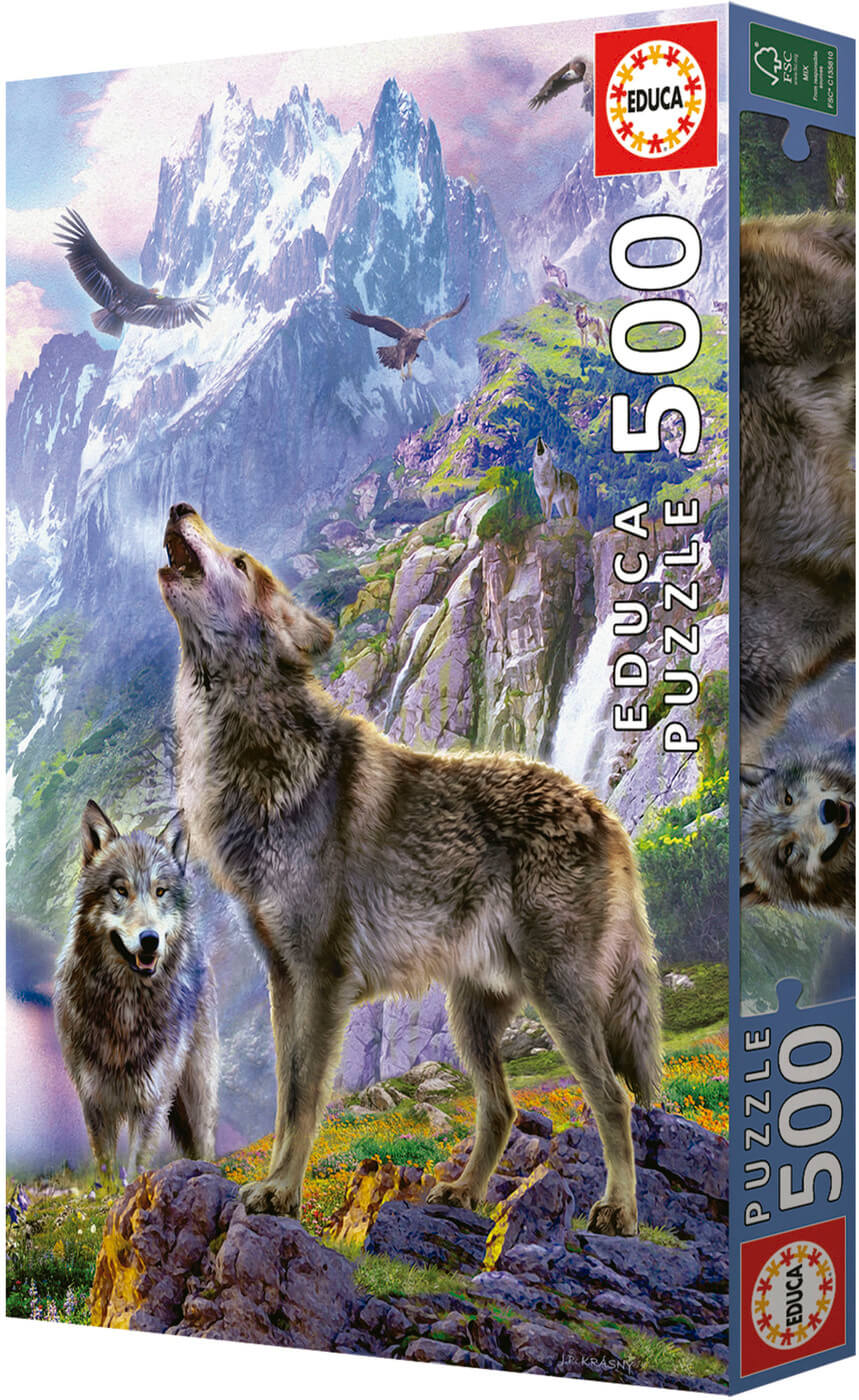 500 Lobos en las Rocas ( Educa 19548 ) imagen a