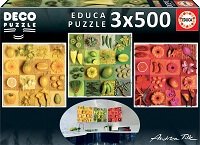 3x500 Exotic Fruits and Flowers, Andrea Tilk
