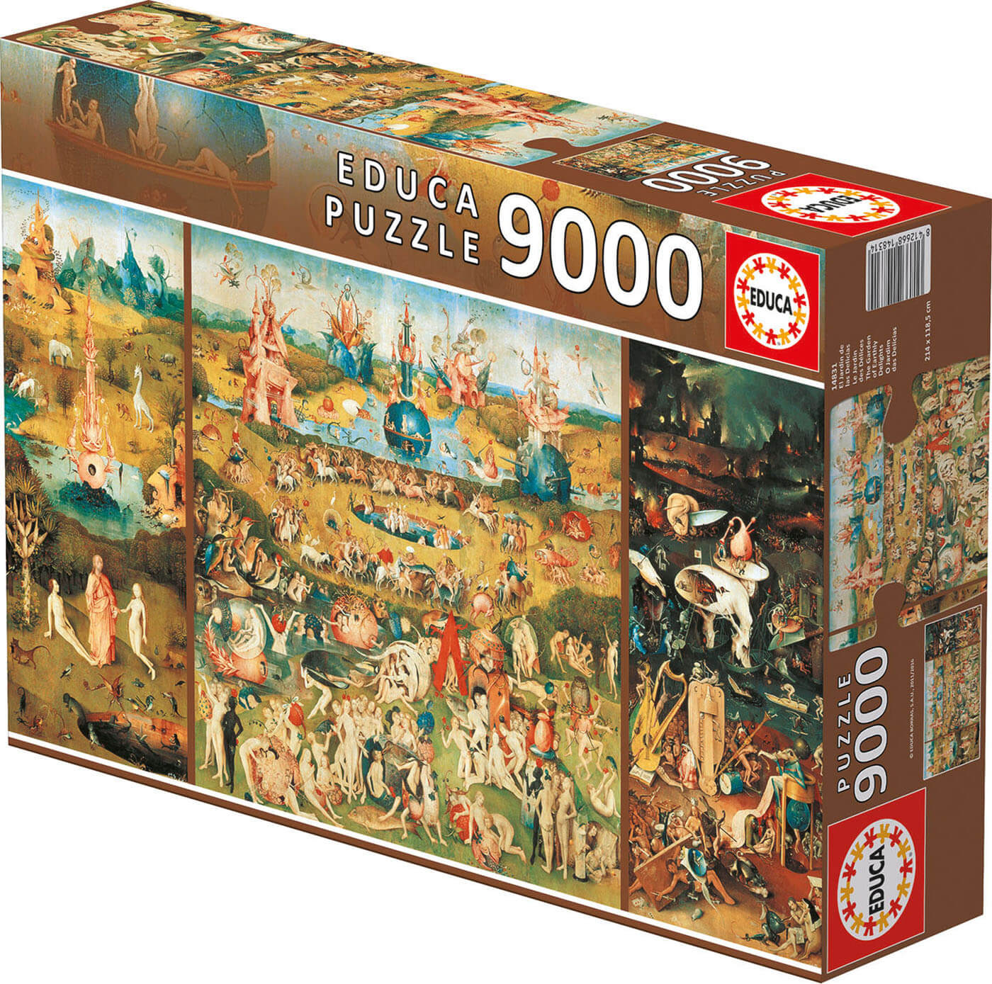 9000 El jardín de las delicias de Bosch ( Educa 14831 ) imagen a