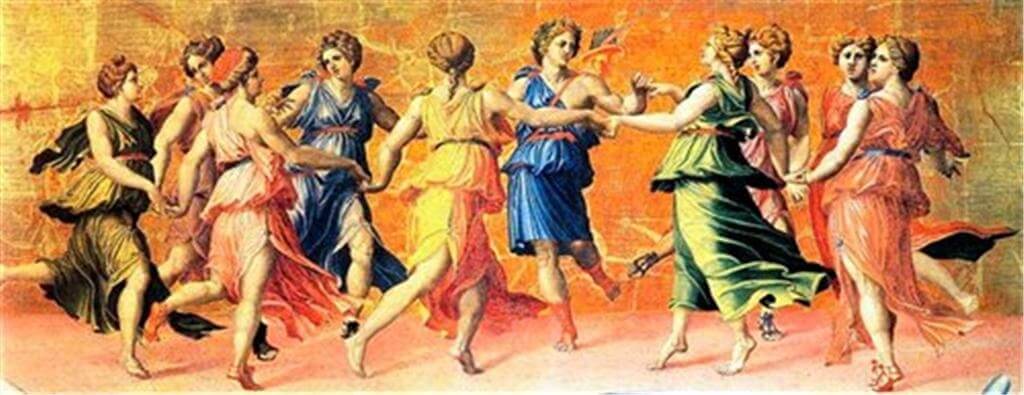 1000 Danza di Apolo con le Muse, Giulio Romano