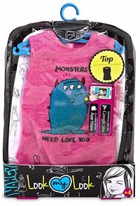 Top: camiseta Monster