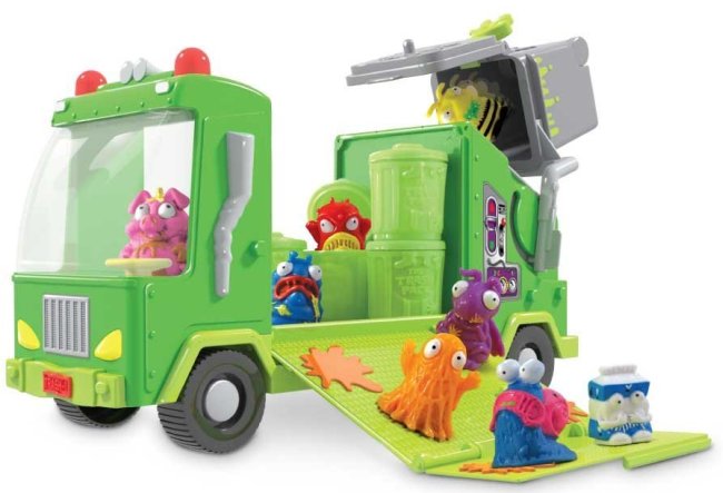 Camión basura  y 2 figuras exclusivas basurillas ( Giochi Preziosi 69008 ) imagen a