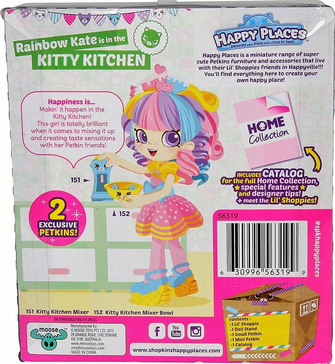 Lil Shoppie Pack Kitty Kitchen Rainbow Kate ( Giochi Preziosi 56319 ) imagen b