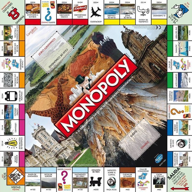 Monopoly Cantabria ( Hasbro 82936 ) imagen a