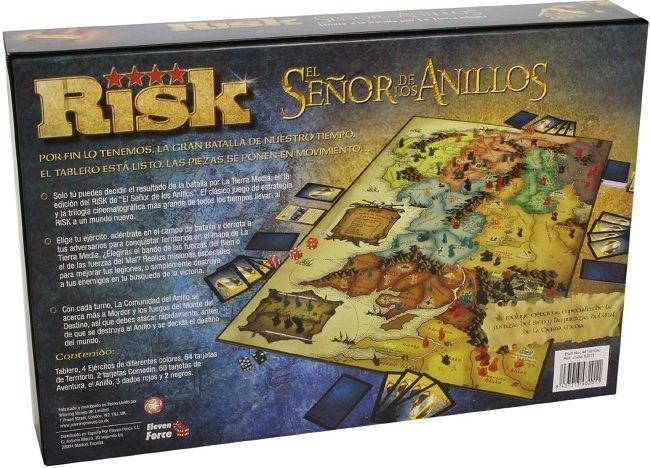 Risk El Señor de los Anillos ( Hasbro 82011 ) imagen b