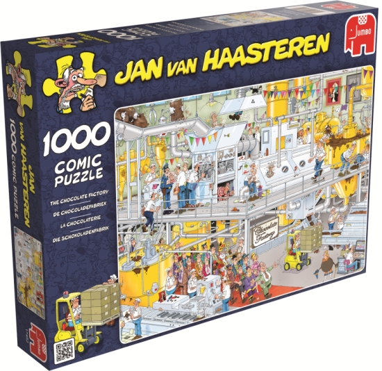 1000 Jan Van Haasteren - Fábrica de chocolate ( Jumbo 17452 ) imagen b