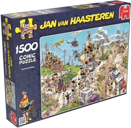 1500 Jan Van Haasteren - Tour de Francia ( Jumbo 02086 ) imagen b