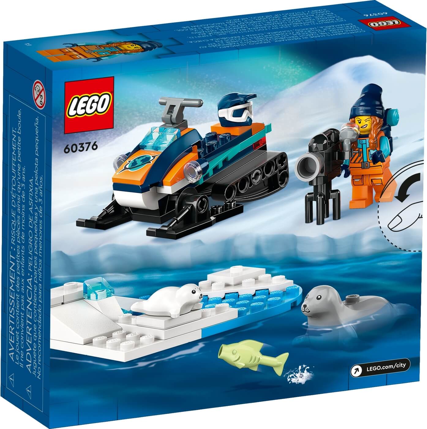 Moto Nieve Exploradores del Artico ( Lego 60376 ) imagen c