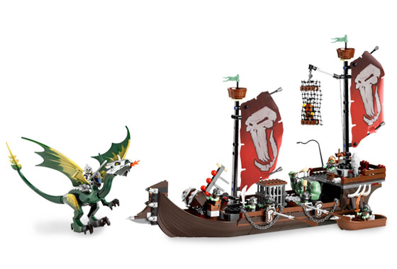 Barco de Guerra Trol ( Lego 7048 ) imagen a