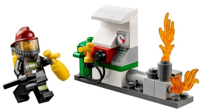 Set de Introducción: Bomberos ( Lego 60088 ) imagen b