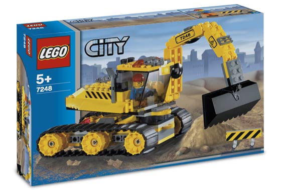 Excavadora de obra ( Lego 7248 ) imagen d
