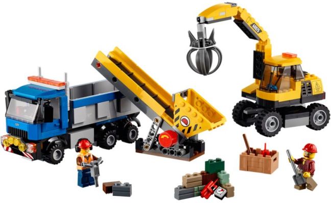 Excavadora y Camión ( Lego 60075 ) imagen a