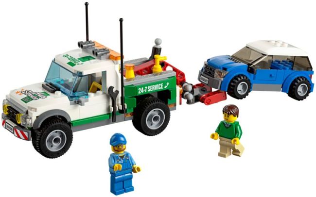 Camión Grúa y vehículo ( Lego 60081 ) imagen a