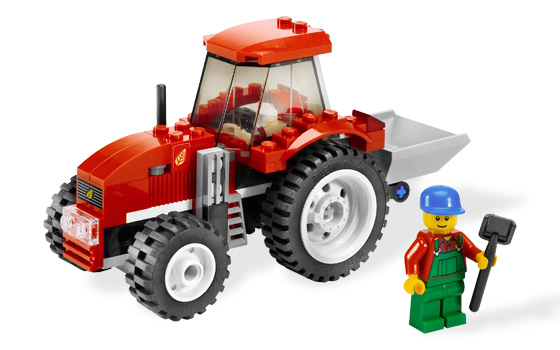Tractor y conductor ( Lego 7634 ) imagen a