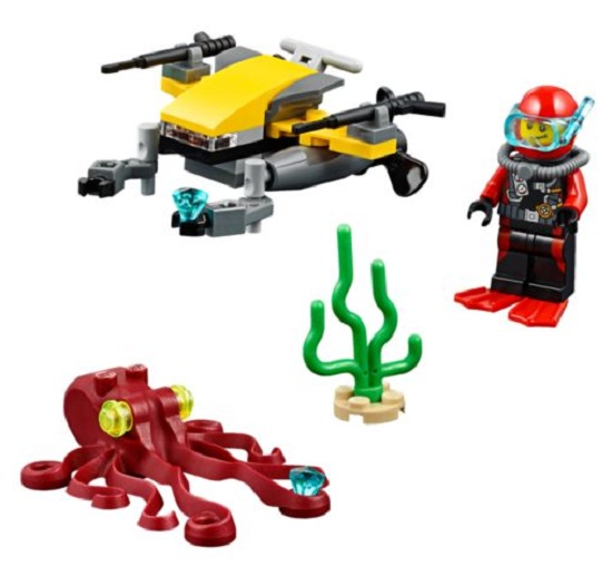 Vehículo de Exploración Submarina ( Lego 60090 ) imagen a