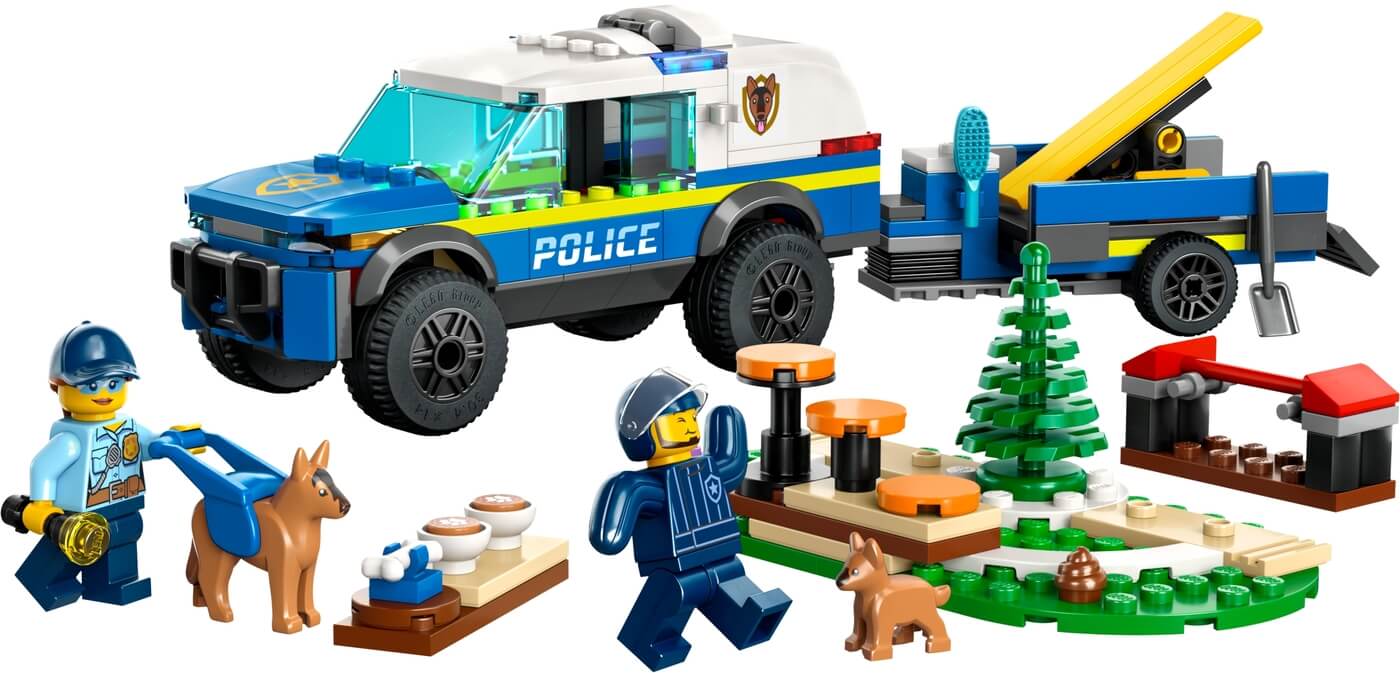 Entrenamiento Movil para Perros Policia ( Lego 60369 ) imagen a