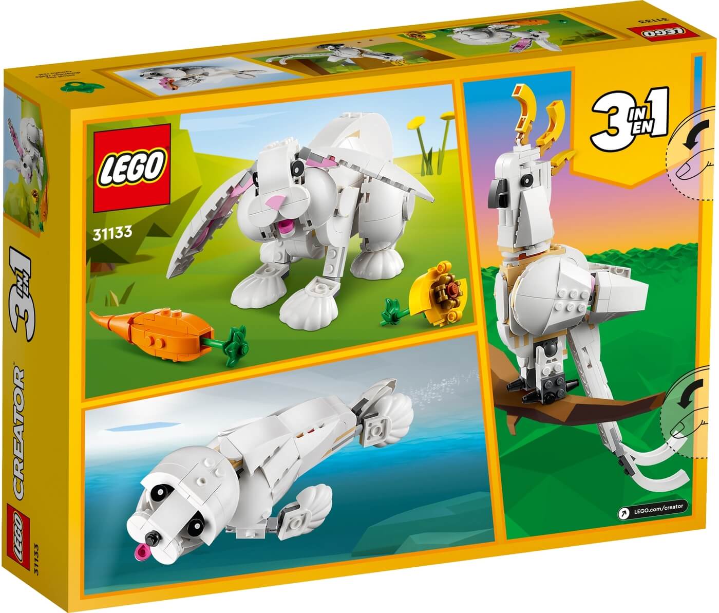Conejo Blanco ( Lego 31133 ) imagen g