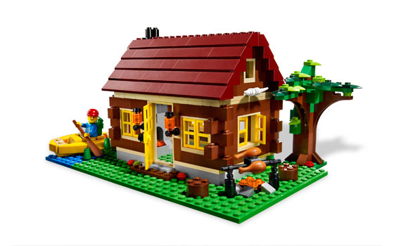 Cabaña de Madera ( Lego 5766 ) imagen a