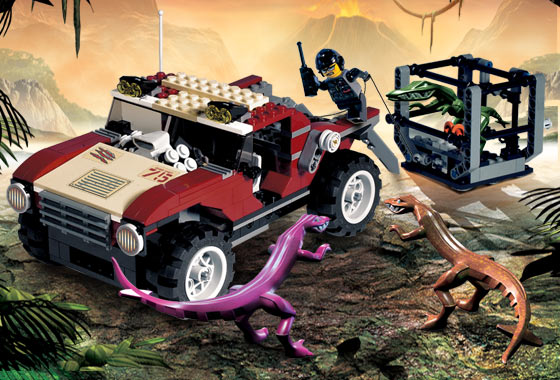 Trampa para Dinosaurios 4WD ( Lego 7296 ) imagen a