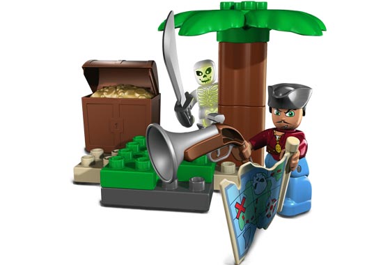 La búsqueda del tesoro ( Lego 7883 ) imagen a