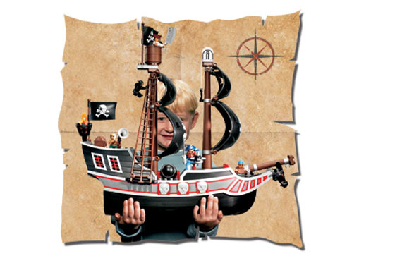Gran Barco Pirata Duplo ( Lego 7880 ) imagen b