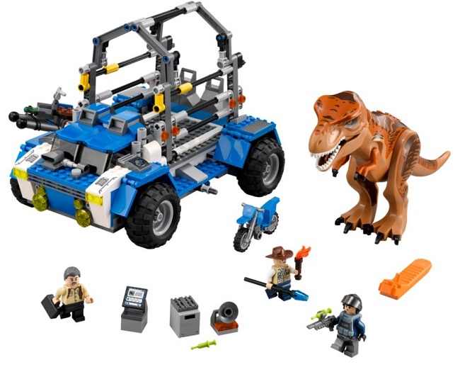 Tras el T-Rex ( Lego 75918 ) imagen a