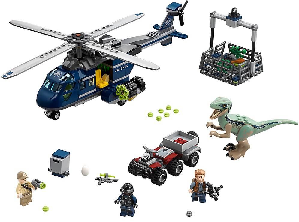Persecución en helicóptero de Blue ( Lego 75928 ) imagen a