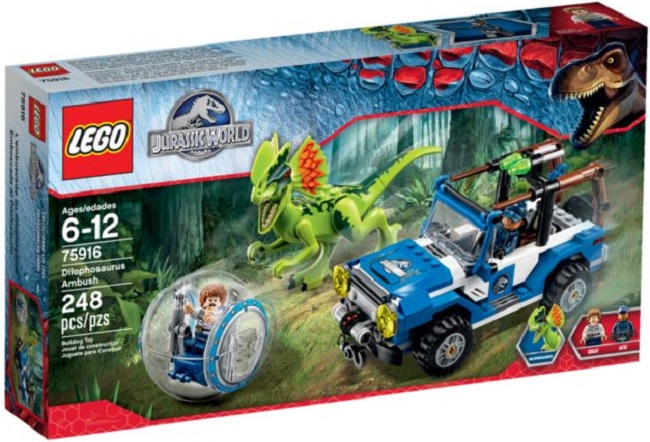 Emboscada al Dilofosaurio ( Lego 75916 ) imagen e