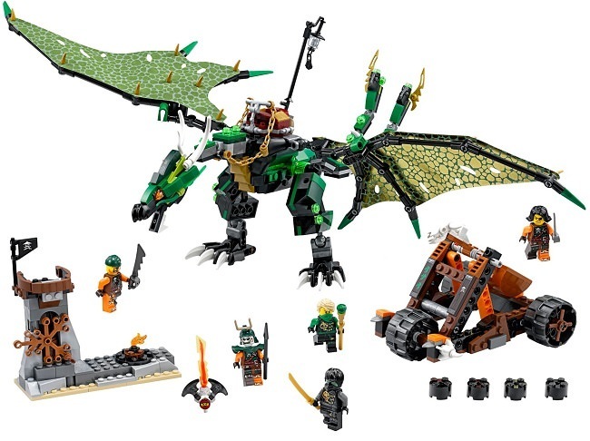 Dragón NRG Verde ( Lego 70593 ) imagen a