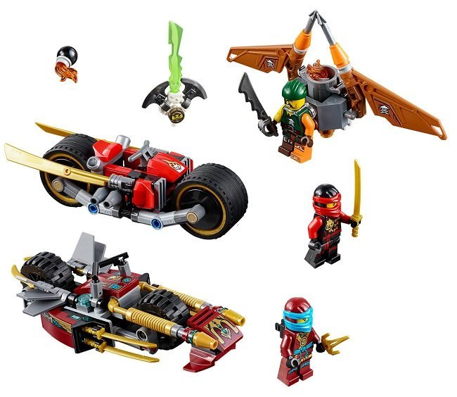 Persecución en la moto Ninja ( Lego 70600 ) imagen a