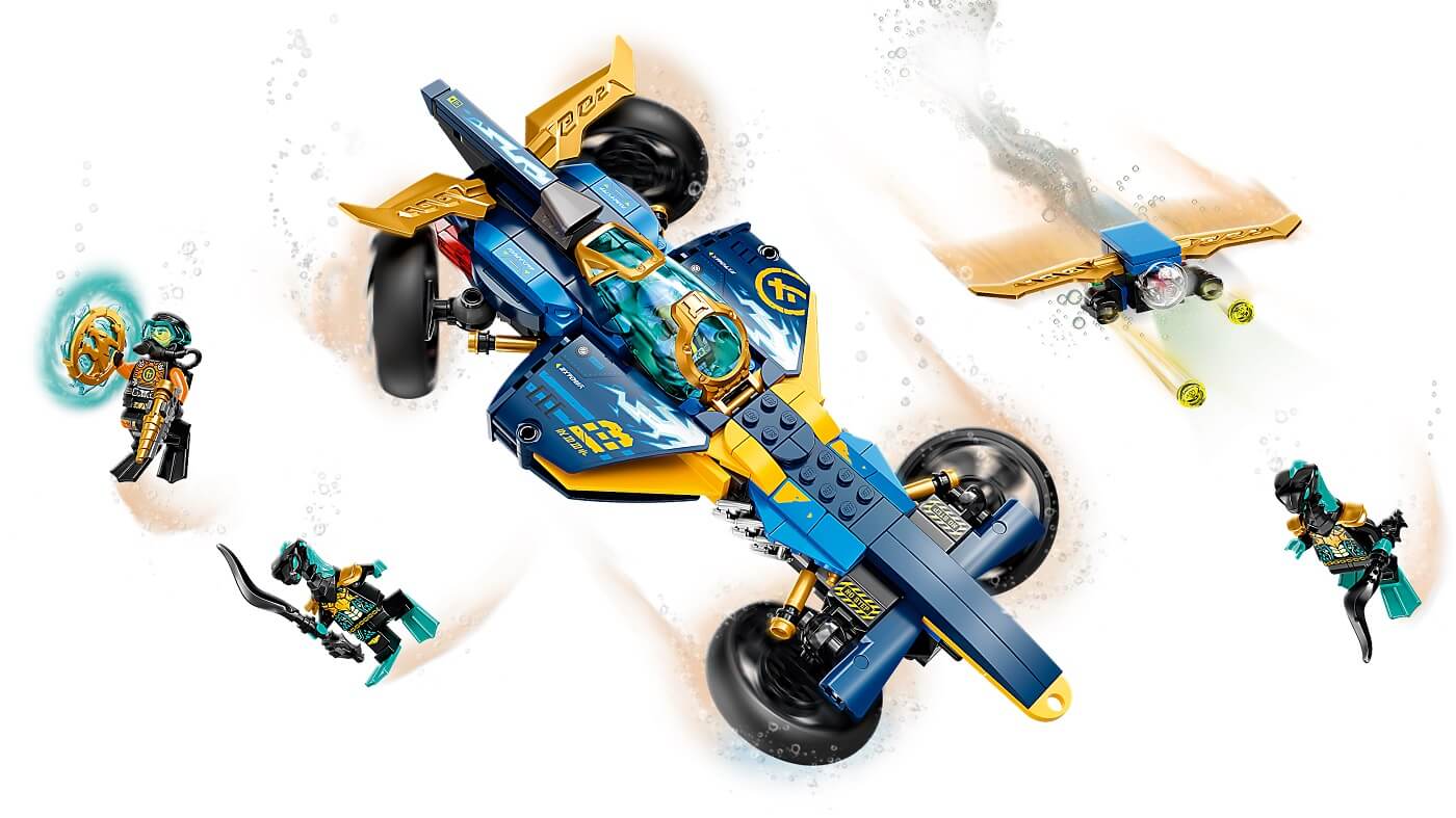 Submarino Anfibio Ninja ( Lego 71752 ) imagen e