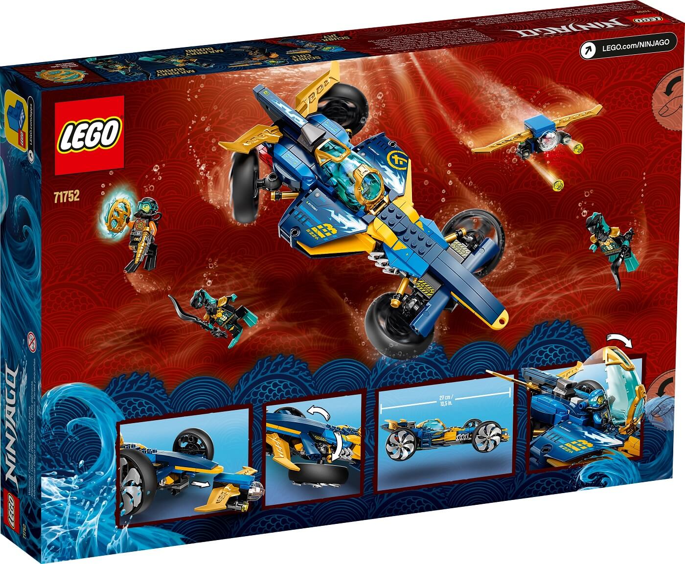 Submarino Anfibio Ninja ( Lego 71752 ) imagen i