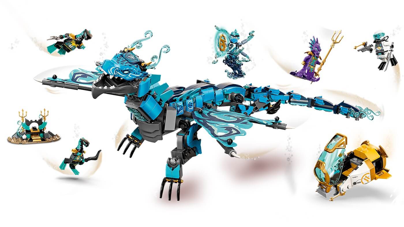 Dragon de Agua ( Lego 71754 ) imagen d