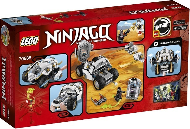Tumbler Ninja de Titanio ( Lego 70588 ) imagen e