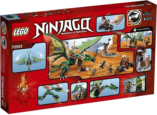 Dragón NRG Verde ( Lego 70593 ) imagen e
