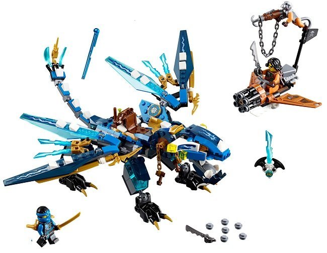 Dragón elemental de Jay ( Lego 70602 ) imagen a