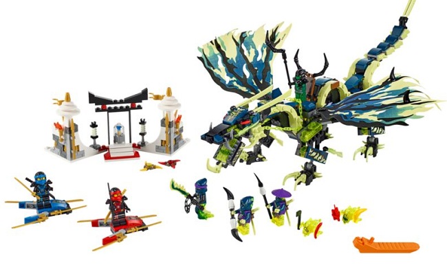 El Ataque del Dragón de Morro ( Lego 70736 ) imagen a