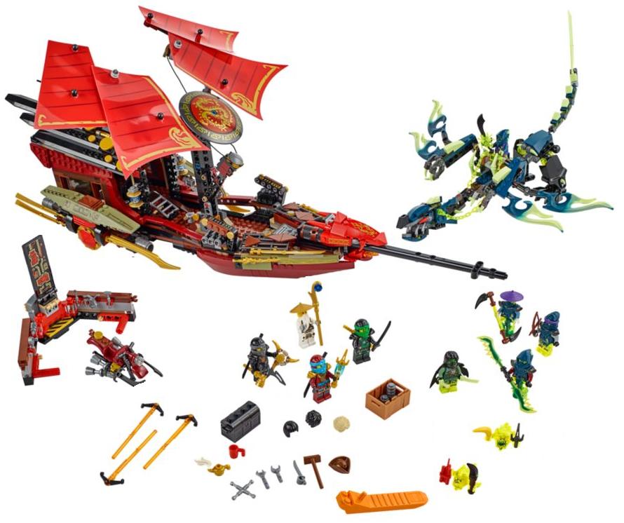 El Vuelo Final del Barco de Asalto Ninja ( Lego 70738 ) imagen a