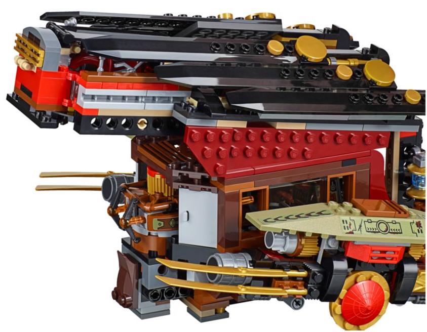 El Vuelo Final del Barco de Asalto Ninja ( Lego 70738 ) imagen e