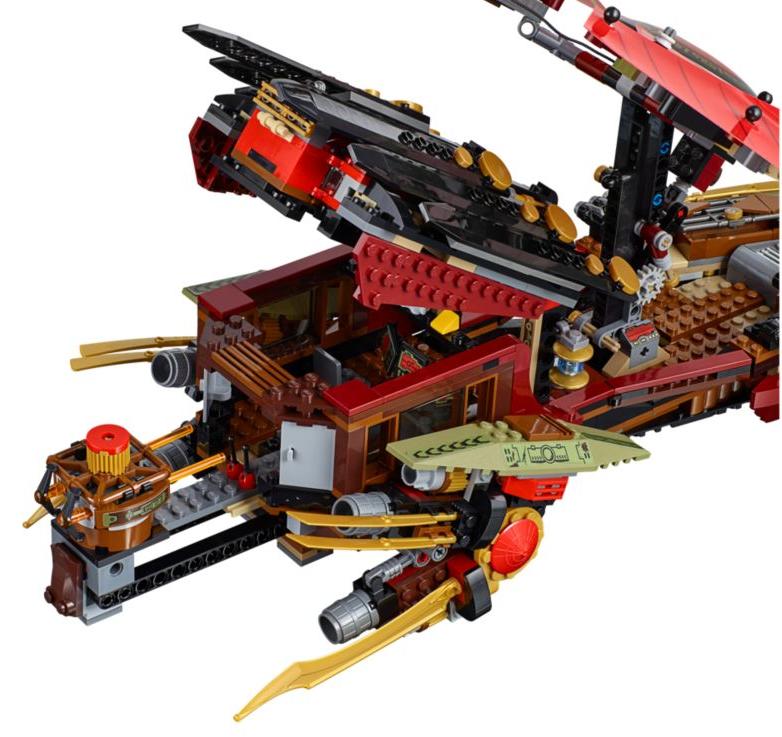 El Vuelo Final del Barco de Asalto Ninja ( Lego 70738 ) imagen f