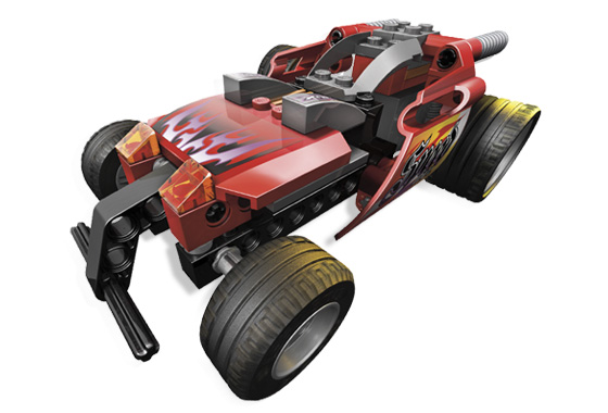 Power Racers - Fire Crusher ( Lego 8136 ) imagen a