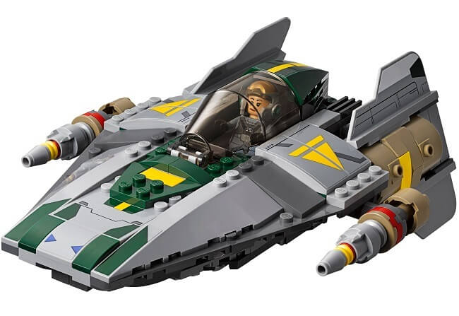 TIE Advanced de Vader vs. A-Wing Starfighter ( Lego 75150 ) imagen c