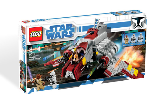Republic Attack Shuttle ( Lego 8019 ) imagen b