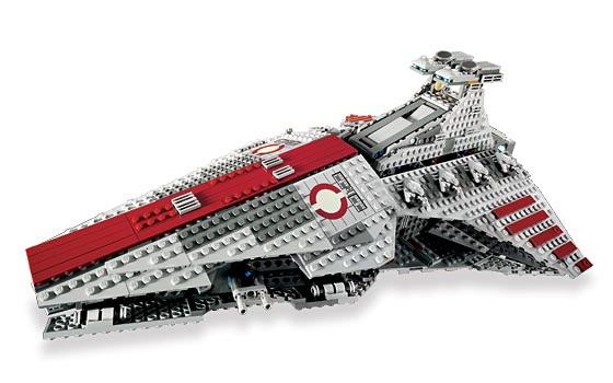 Venator-class Republic Attack Cruiser ( Lego 8039 ) imagen a
